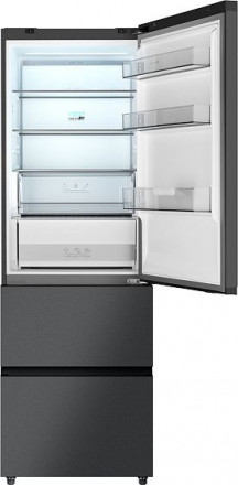 Холодильник WEISSGAUFF WFD 450 Total NoFrost Inverter Dark Grey Built-in Холодильник WEISSGAUFF WFD 450 Total NoFrost Inverter Dark Grey Built-in