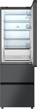 Холодильник WEISSGAUFF WFD 450 Total NoFrost Inverter Dark Grey Built-in Холодильник WEISSGAUFF WFD 450 Total NoFrost Inverter Dark Grey Built-in