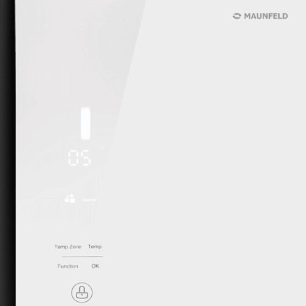 Холодильник MAUNFELD MFF177NFW Slim Inverter