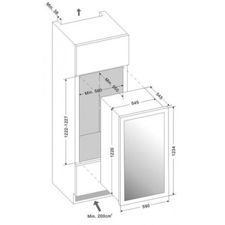Винный шкаф DUNAVOX DAB-89.215DSS Винный шкаф DUNAVOX DAB-89.215DSS