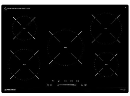 Встраиваемая индукционная варочная панель Meferi MIH755BK Power