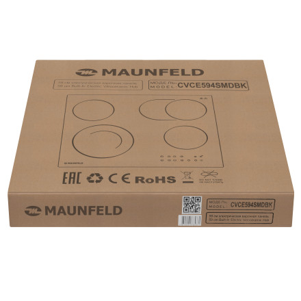 Встраиваемая электрическая варочная панель Maunfeld CVCE594SMDBK