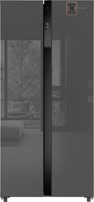 Холодильник WEISSGAUFF WSBS 500 Inverter NoFrost Bru Steel Glass Холодильник WEISSGAUFF WSBS 500 Inverter NoFrost Bru Steel Glass