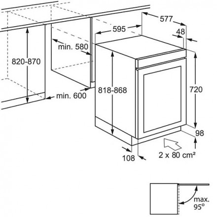 Винный шкаф AEG AWUS040B8B Винный шкаф AEG AWUS040B8B