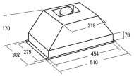 Встраиваемая вытяжка CATA G 45 WH/C Встраиваемая вытяжка CATA G 45 WH/C