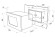 Встраиваемая микроволновая печь Akpo MEA 82008 MEP01 WH