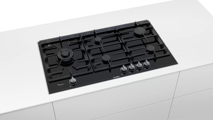 Газовая варочная панель Bosch PRS9A6D70M черный Газовая варочная панель Bosch PRS9A6D70M черный