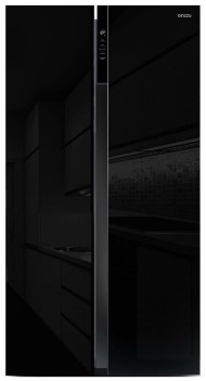 Холодильник Side by Side Ginzzu NFI-5212 Black glass Холодильник Side by Side Ginzzu NFI-5212 Black glass