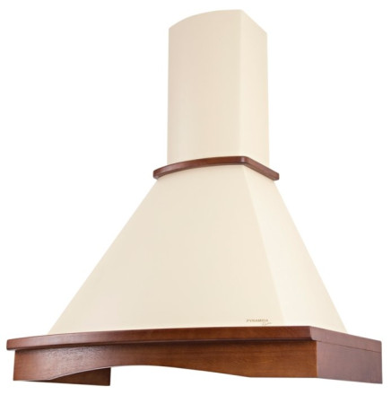 Каминная вытяжка PYRAMIDA R 90 IVORY NUT/U Каминная вытяжка PYRAMIDA R 90 IVORY NUT/U