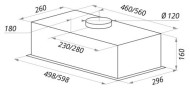 Встраиваемая вытяжка MAUNFELD Crosby Light C 60 черный
