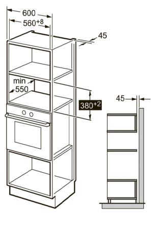 Микроволновая печь встраиваемая Kuppersberg HMW 650 BL