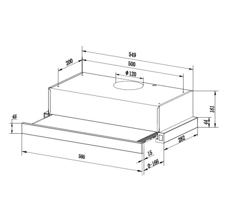 Встраиваемая вытяжка Hebermann HBFH 60.2 W Встраиваемая вытяжка Hebermann HBFH 60.2 W