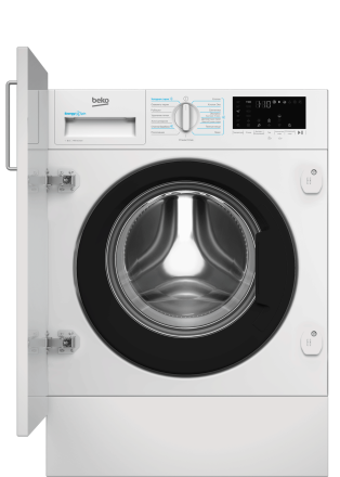 Встраиваемая стиральная машина с сушкой BEKO BI3DBT8841 W