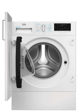 Встраиваемая стиральная машина с сушкой BEKO BI3DBT8841 W