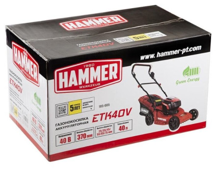 Газонокосилка Hammer ETK40V Газонокосилка Hammer ETK40V