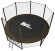 Каркасный батут Unix Line 8ft Black&Brown outside 244х244х241 см