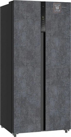 Холодильник WEISSGAUFF WSBS 500 Inverter NoFrost Rock Glass Холодильник WEISSGAUFF WSBS 500 Inverter NoFrost Rock Glass