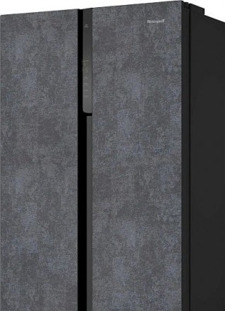 Холодильник WEISSGAUFF WSBS 500 Inverter NoFrost Rock Glass Холодильник WEISSGAUFF WSBS 500 Inverter NoFrost Rock Glass