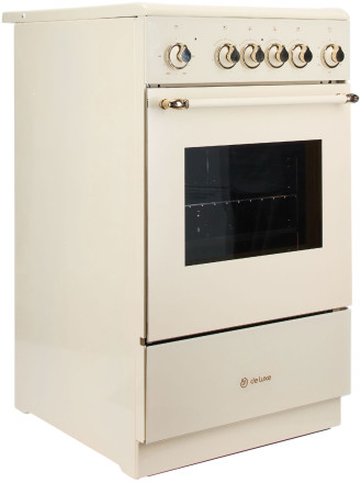 Электроплита De luxe 506004.23эс-123 топленое молоко