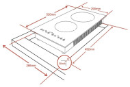 Индукционная варочная панель Ginzzu HCI-251 Индукционная варочная панель Ginzzu HCI-251