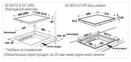 Индукционная варочная панель Kuppersbusch KI 9810.0 SF Индукционная варочная панель Kuppersbusch KI 9810.0 SF