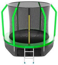 Каркасный батут EVO Jump 6FT Cosmo с нижней сетью 183х183х210 см