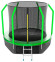Каркасный батут EVO Jump 6FT Cosmo с нижней сетью 183х183х210 см