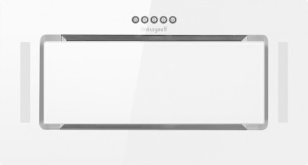 Встраиваемая вытяжка Weissgauff Pilot 600 PB White Glass