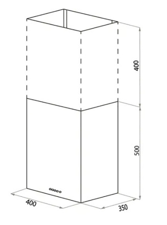 Вытяжка Meferi ROOMBOX40BK LIGHT Вытяжка Meferi ROOMBOX40BK LIGHT