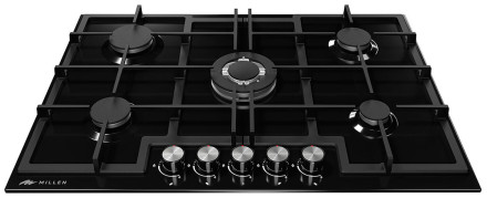 Газовая варочная панель Millen MGHD 7501 BL Газовая варочная панель Millen MGHD 7501 BL