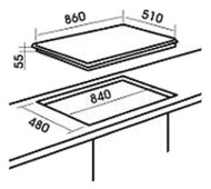 Газовая варочная панель MBS PG-908BL