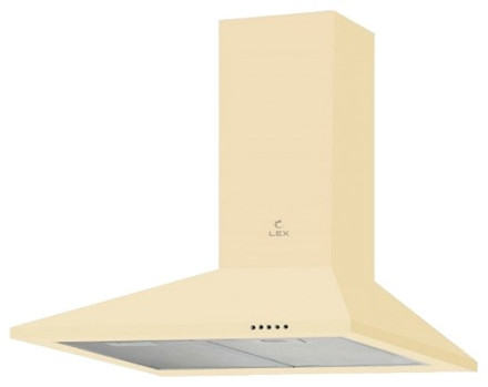 Каминная вытяжка LEX BASIC 600 ivory Каминная вытяжка LEX BASIC 600 ivory