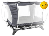 Каркасный батут Springfree M18FB Net с сеткой и мячом 130х90х110 см