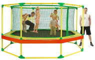 Каркасный батут Leco-IT ГП060040 370х370х218 см