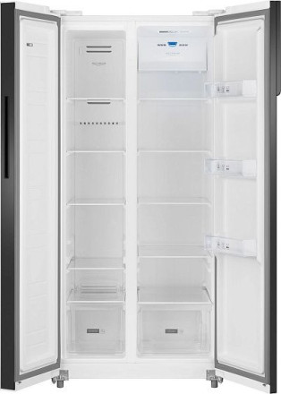 Холодильник WEISSGAUFF WSBS 500 Inverter NoFrost White Glass Холодильник WEISSGAUFF WSBS 500 Inverter NoFrost White Glass