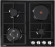 Комбинированная варочная панель NordFrost HS 6032 B Комбинированная варочная панель NordFrost HS 6032 B