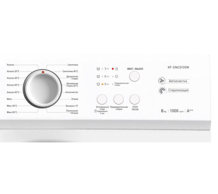 Стиральная машина Kraft KF-ENC6105W Стиральная машина Kraft KF-ENC6105W