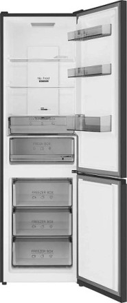 Холодильник WEISSGAUFF WRK 2000 Total NoFrost Inverter Dark Grey