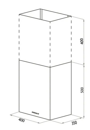 Вытяжка Meferi ROOMBOX40IX ISLA COMFORT Вытяжка Meferi ROOMBOX40IX ISLA COMFORT