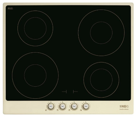 Индукционная варочная панель smeg SI764POM Индукционная варочная панель smeg SI764POM