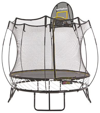 Каркасный батут Springfree R54 Баскетбольное кольцо и Колеса 250х250х230 см
