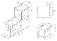 Электрический духовой шкаф Krona ONORE 60 BL
