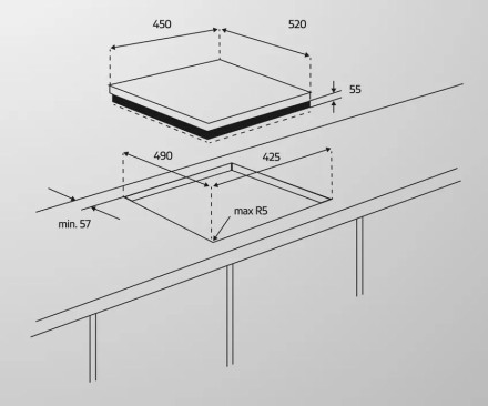 Электрическая варочная панель Simfer H45D13S225
