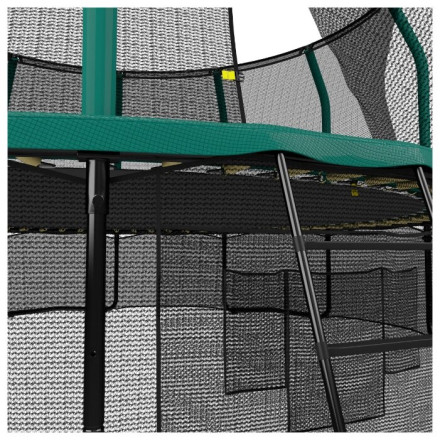 Каркасный батут Unix Line SUPREME GAME 14 ft (green)