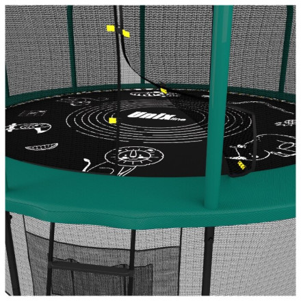 Каркасный батут Unix Line SUPREME GAME 14 ft (green)