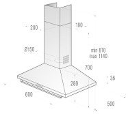 Каминная вытяжка Gorenje Classico DK 63 CLI Каминная вытяжка Gorenje Classico DK 63 CLI