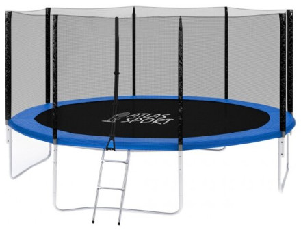 Каркасный батут Atlas Sport 435 435х435х260 см Каркасный батут Atlas Sport 435 435х435х260 см