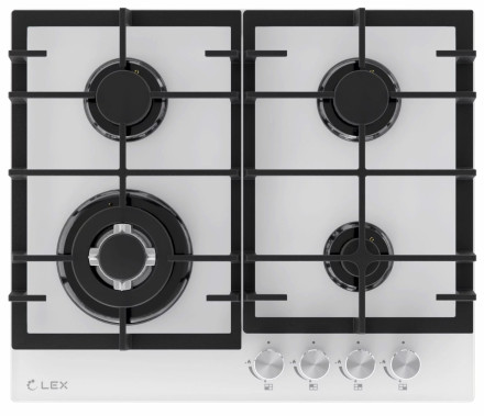 Встраиваемая газовая варочная панель Lex GVG 645 WH