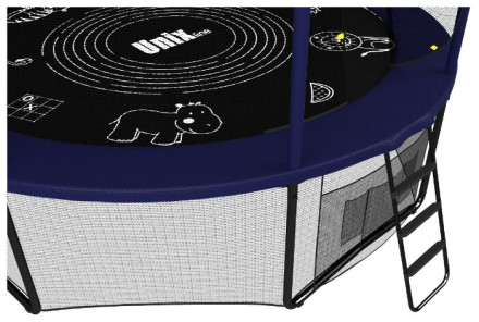 Каркасный батут Unix Line 12ft Supreme Game Basketball
