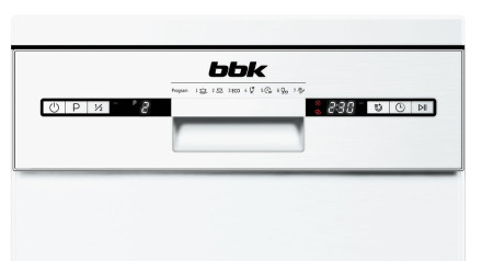 Посудомоечная машина BBK 45-DW119D белый